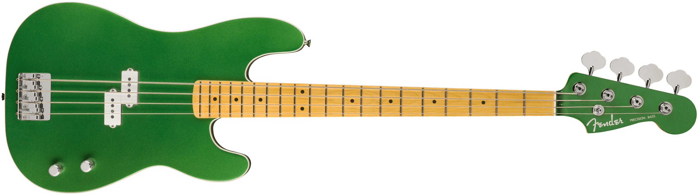Fender Precision Bass Aerodyne Special Jap Mn - Speed Green Metallic - Solidbody E-bass - Main picture
