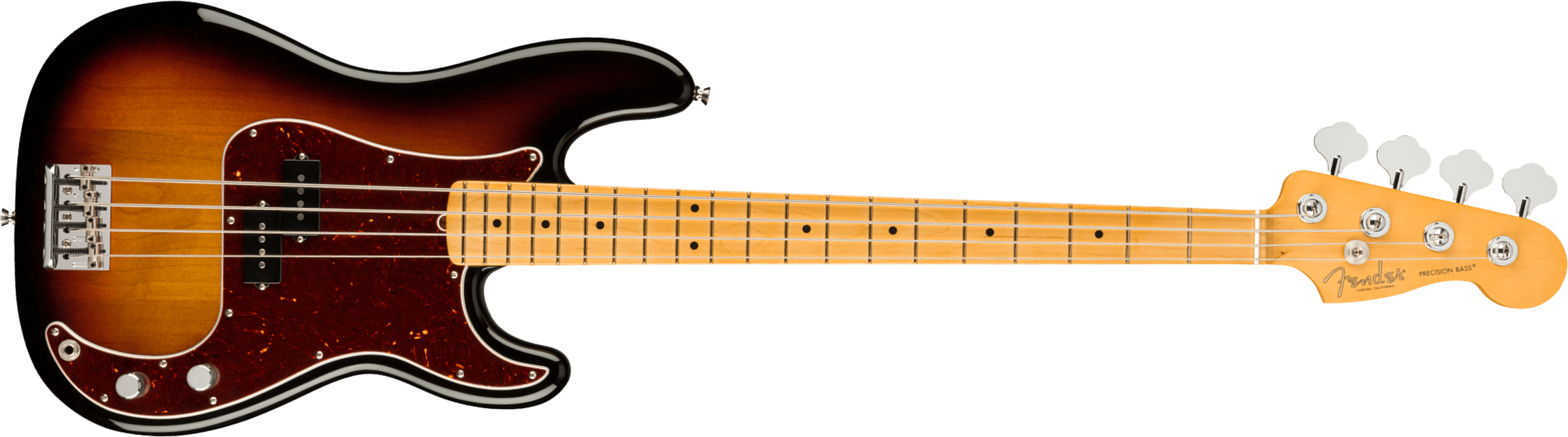 Fender Precision Bass American Professional Ii Usa Mn - 3-color Sunburst - Solidbody E-bass - Main picture