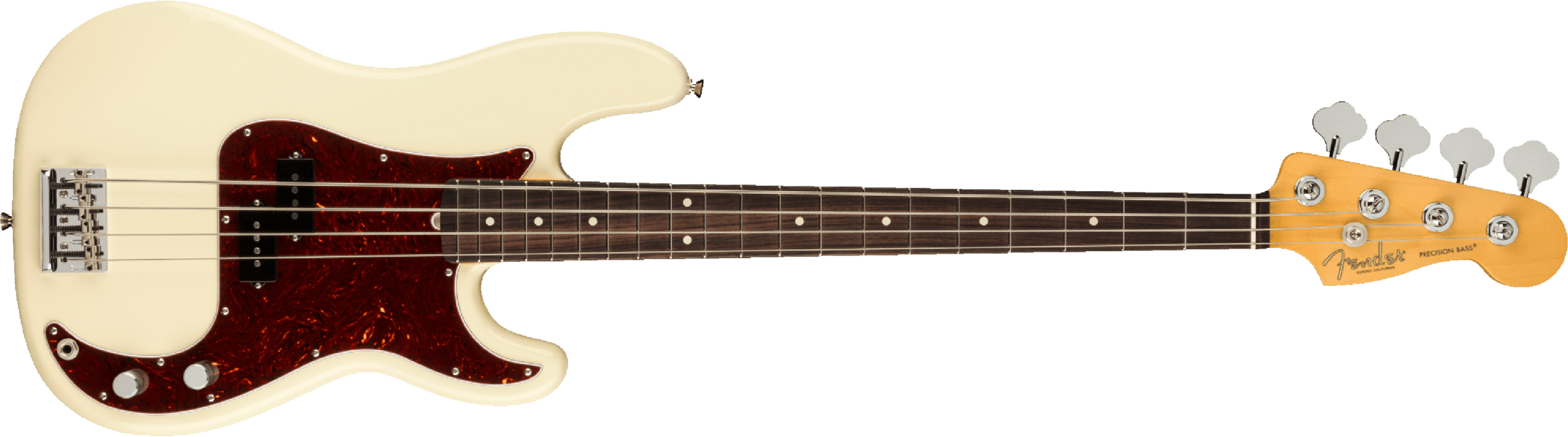 Fender Precision Bass American Professional Ii Usa Rw - Olympic White - Solidbody E-bass - Main picture