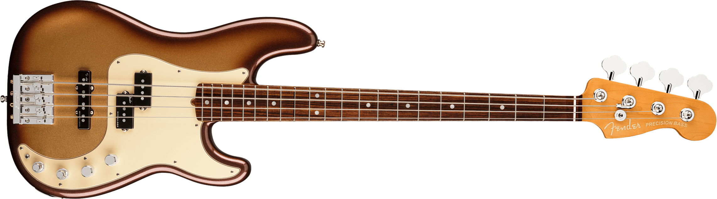 Fender Precision Bass American Ultra 2019 Usa Rw - Mocha Burst - Solidbody E-bass - Main picture