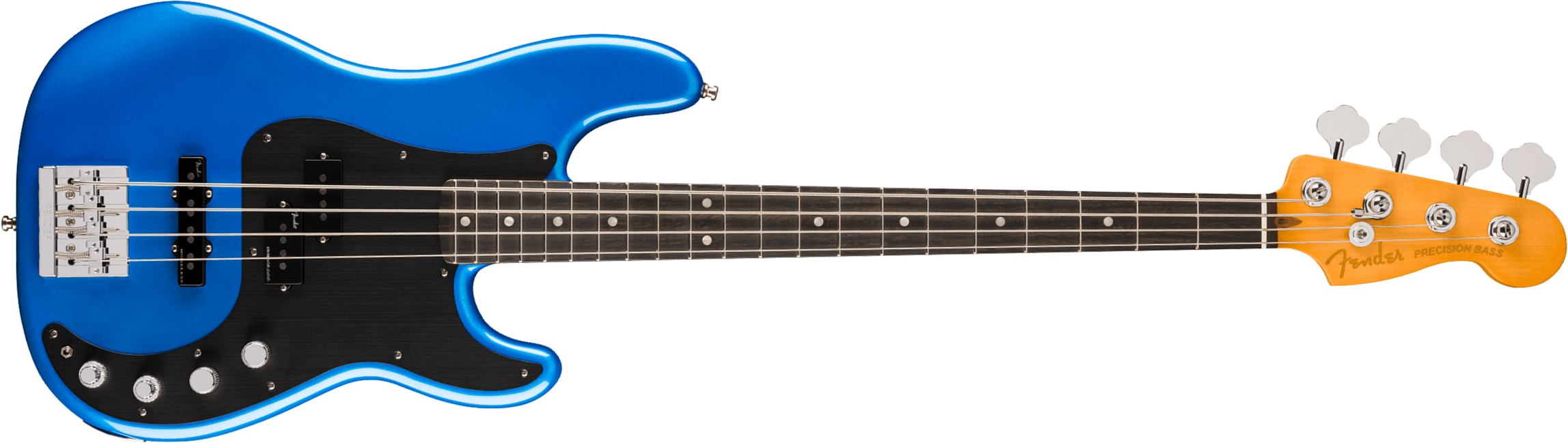 Fender Precision Bass American Ultra Ii Usa Active Eb - Noble Blue - Solidbody E-bass - Main picture