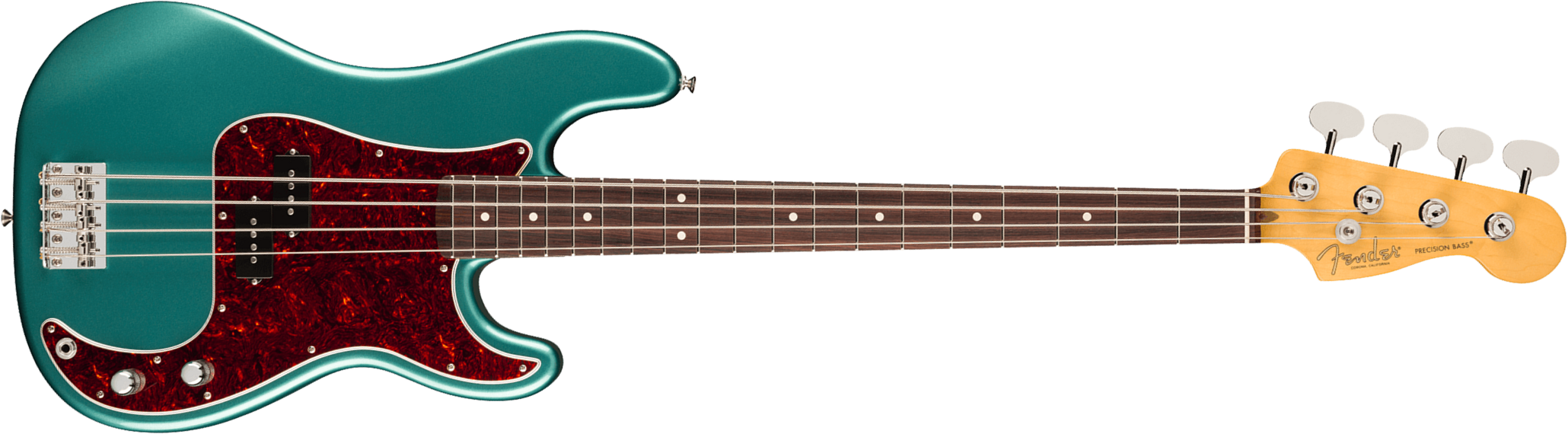 Fender Precision Bass Classic American Professional Usa Rw - Faded Sherwood Green Metallic - Solidbody E-bass - Main picture