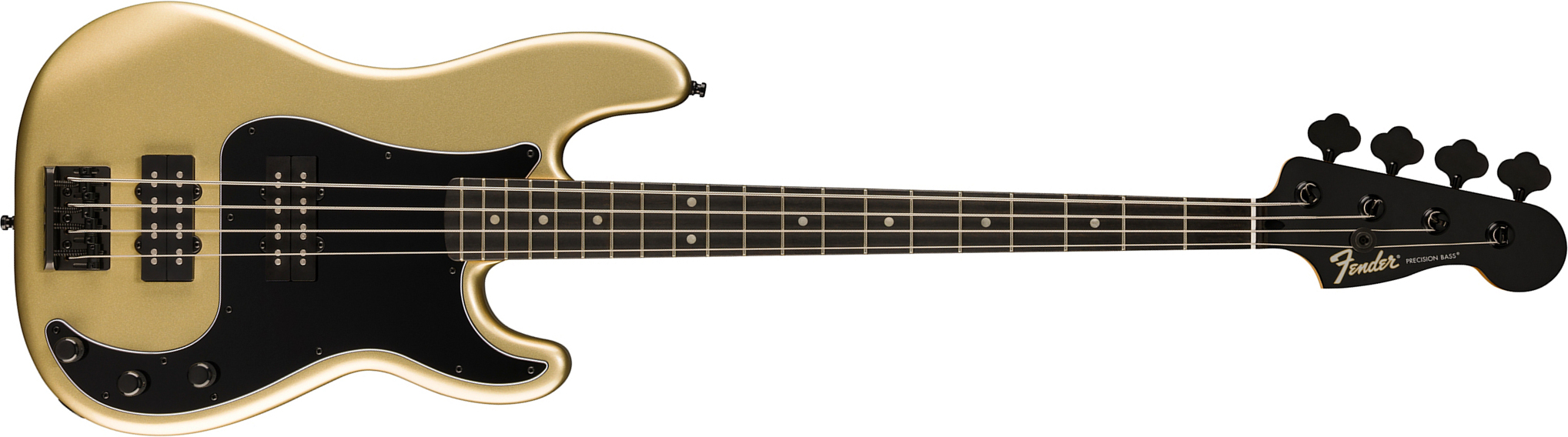 Fender Precision Bass Hh Player Fusion Ltd Mex 2h Eb - Halo Metallic - Solidbody E-bass - Main picture