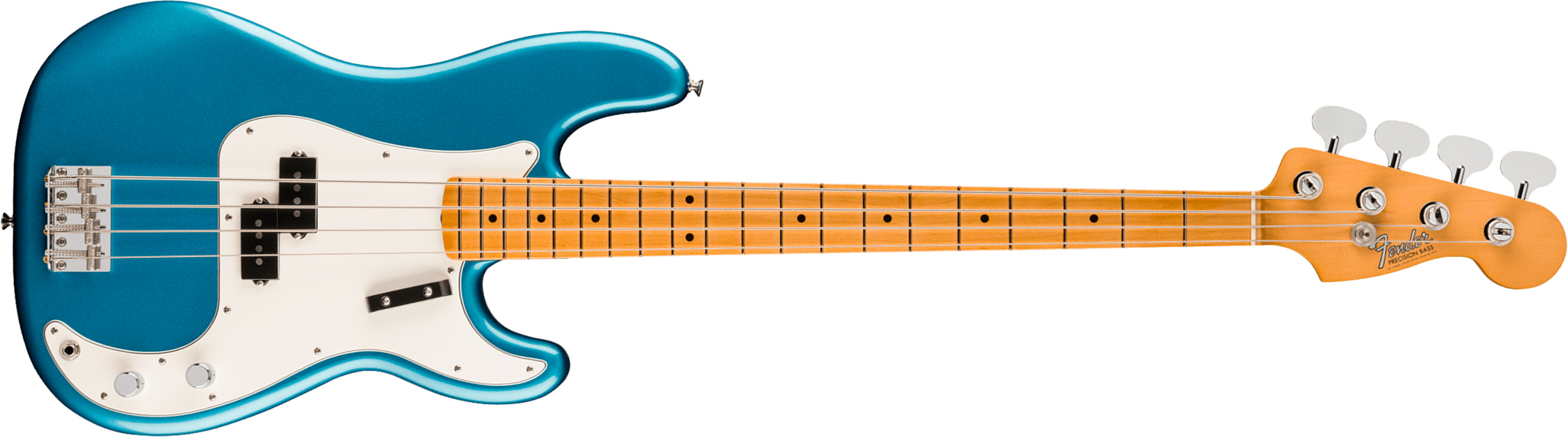 Fender Precision Bass Late 60s Vintera 3 Mex Mn - Lake Placid Blue - Solidbody E-bass - Main picture
