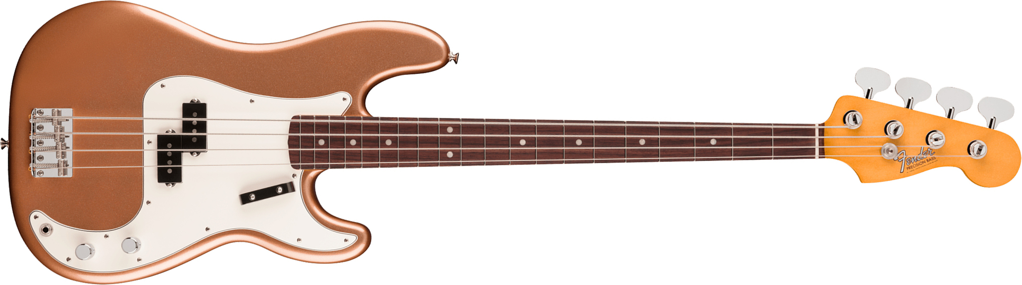 Fender Precision Bass Late 60s Vintera 3 Mex Rw - Firemist Gold - Solidbody E-bass - Main picture