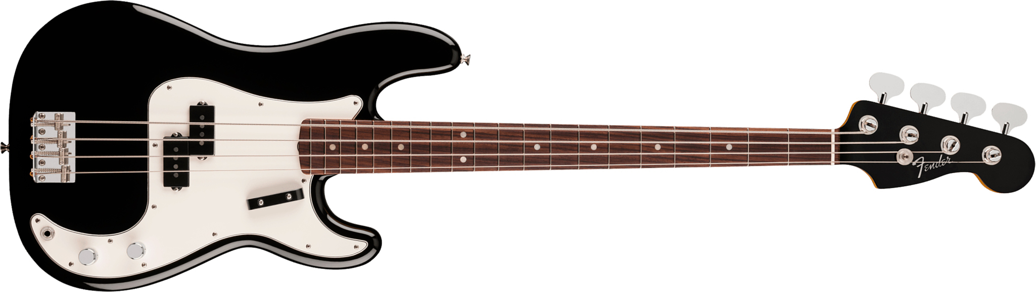 Fender Precision Bass Late 60s Vintera 3 Mex Rw - Black - Solidbody E-bass - Main picture