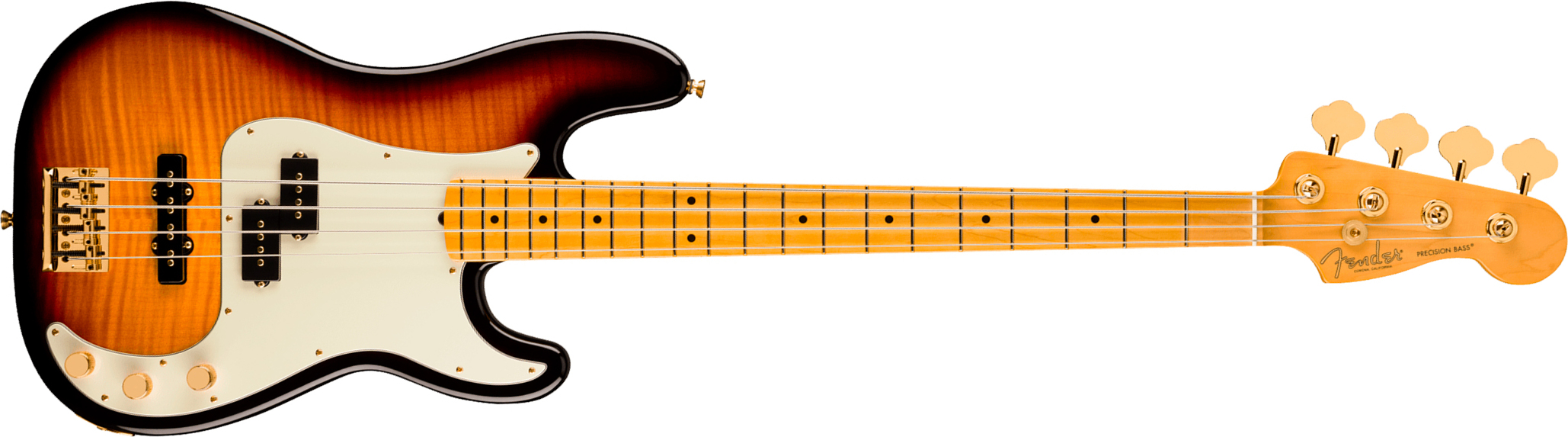 Fender Precision Bass Pj American Pro Ii 75th Ann. Usa Rw - 2-color Sunburst - Solidbody E-bass - Main picture