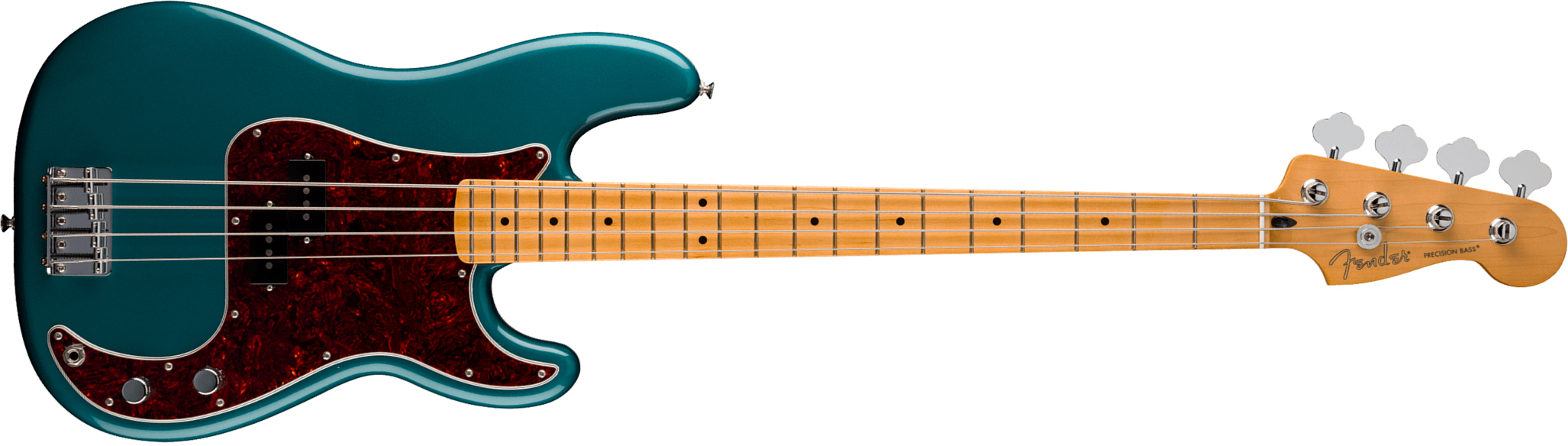 Fender Precision Bass Player Ii Ltd Mex Mn - Ocean Turquoise - Solidbody E-bass - Main picture
