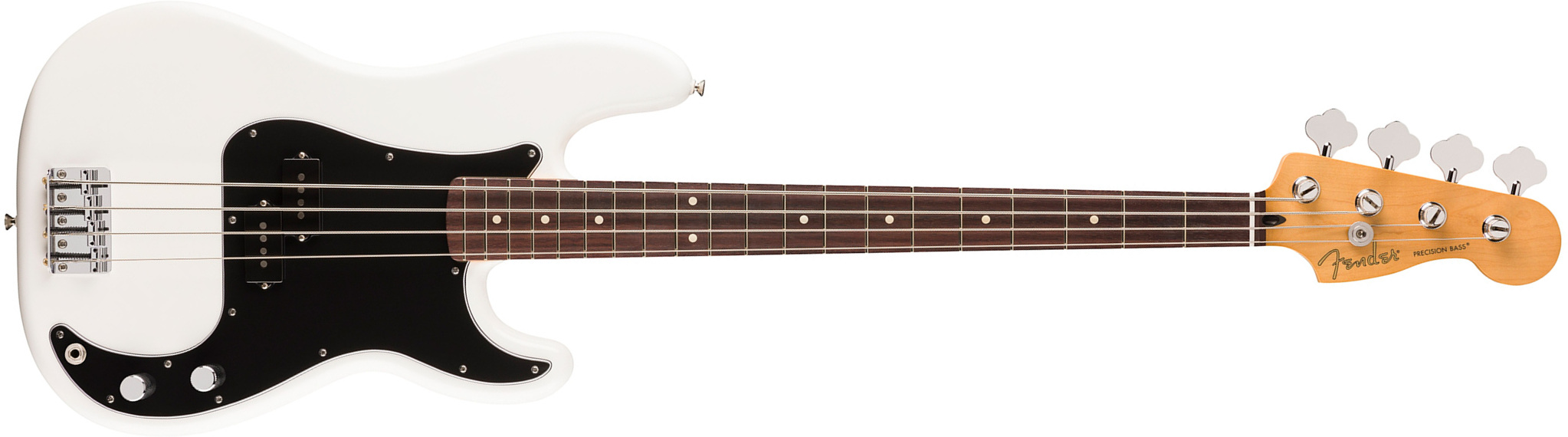 Fender Precision Bass Player Ii Mex Rw - Polar White - Solidbody E-bass - Main picture