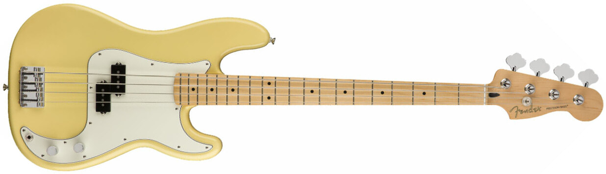 Fender Precision Bass Player Mex Mn - Buttercream - Solidbody E-bass - Main picture