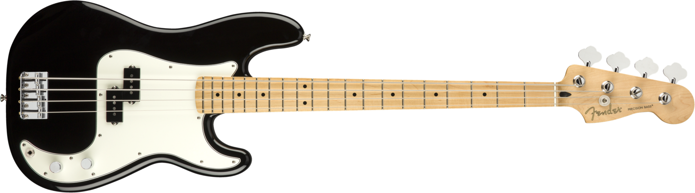 Fender Precision Bass Player Mex Mn - Black - Solidbody E-bass - Main picture