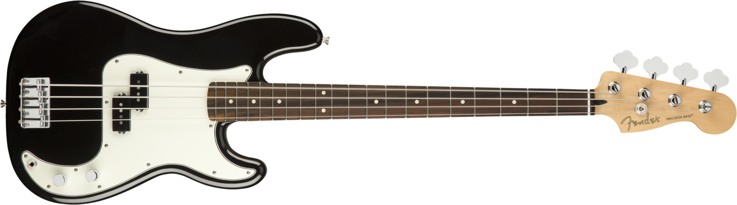 Fender Precision Bass Player Mex Pf - Black - Solidbody E-bass - Main picture