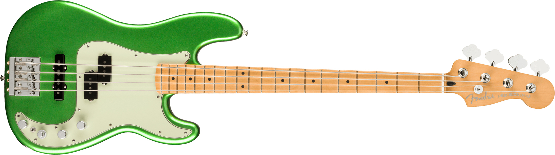 Fender Precision Bass Player Plus Mex Active Mn - Cosmic Jade - Solidbody E-bass - Main picture