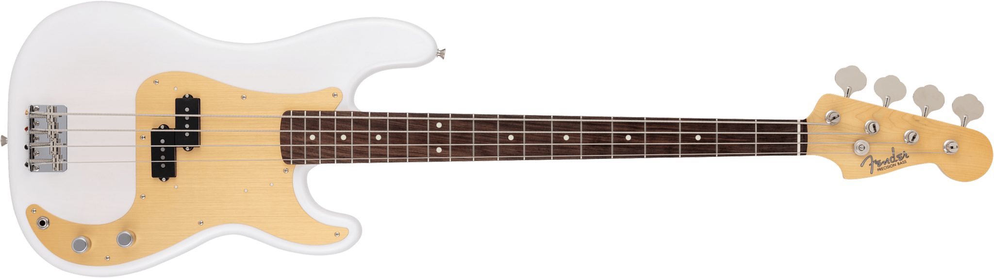 Fender Precision Bass Traditional 50s Jap 2s Trem Rw - White Blonde - Solidbody E-bass - Main picture