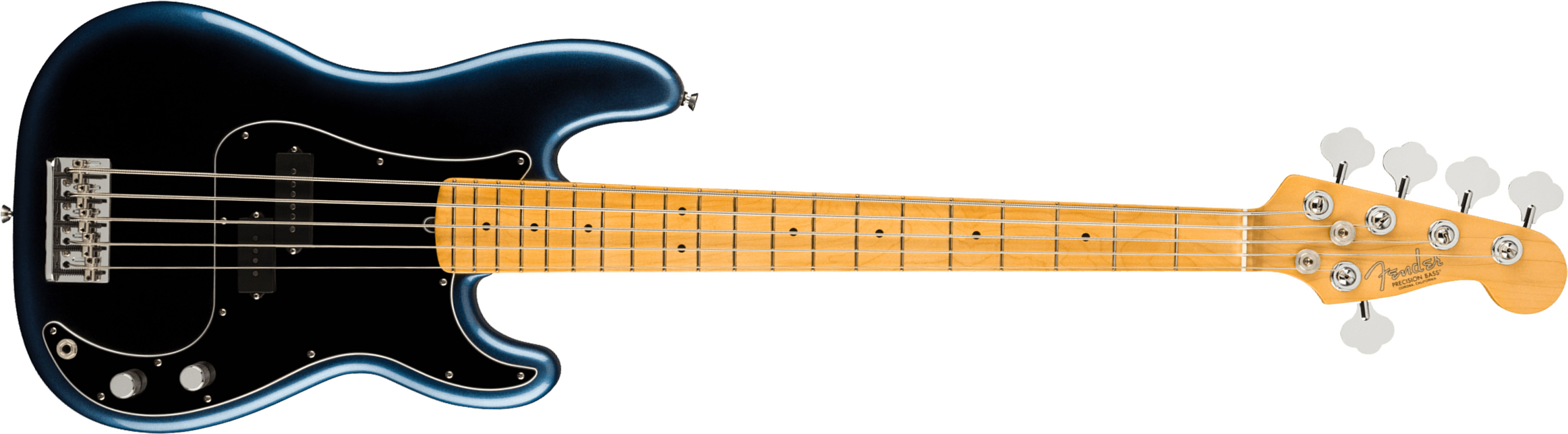 Fender Precision Bass V American Professional Ii Usa 5-cordes Mn - Dark Night - Solidbody E-bass - Main picture