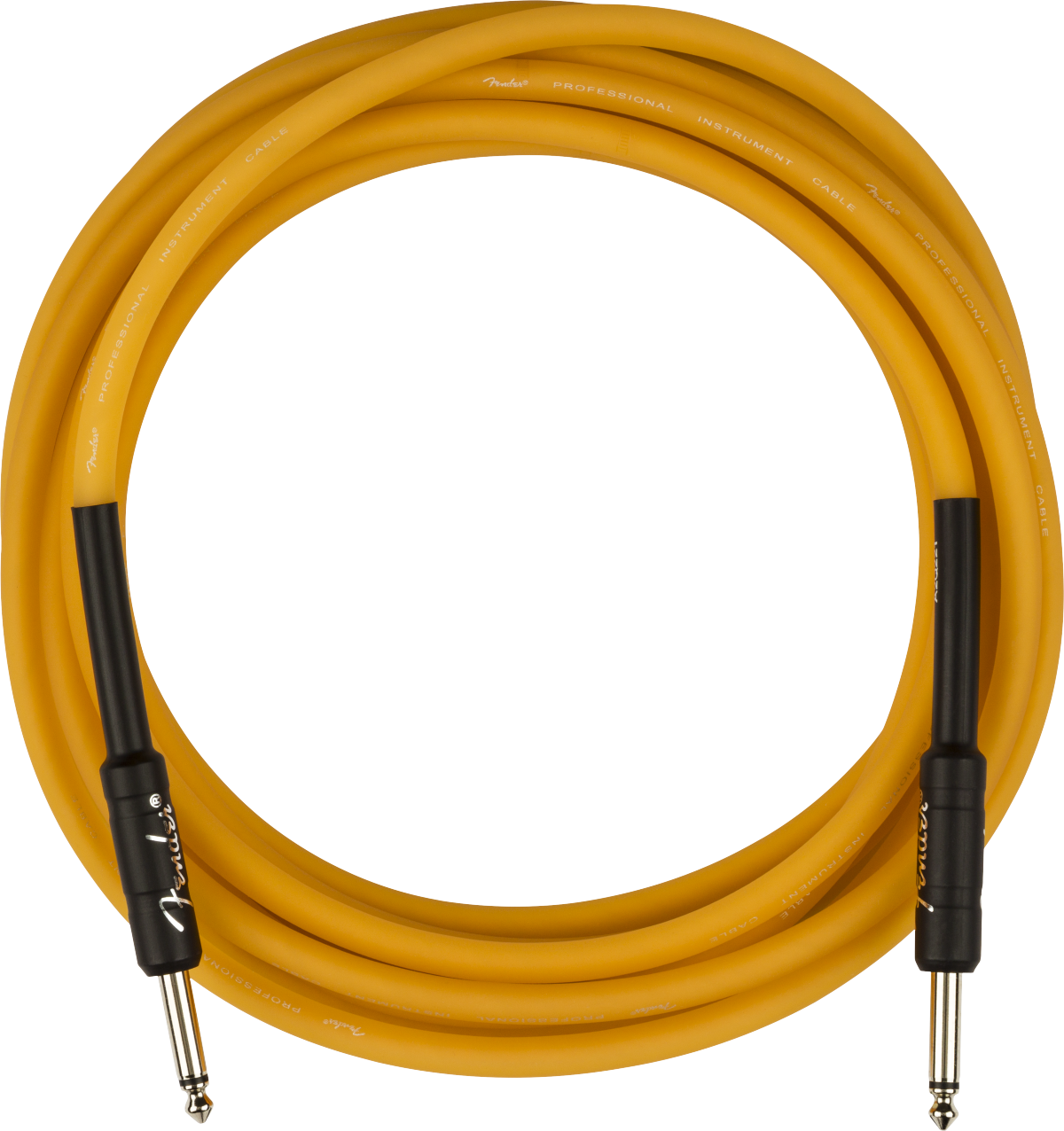 Fender Pro Glow In The Dark Instrument Cable Droit/droit 18.6ft Orange - Kabel - Main picture