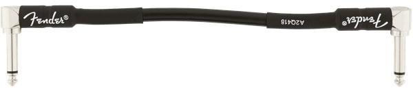 Kabel Fender Professional Instrument Patch Cables, Angle/Angle, 6inc - Black