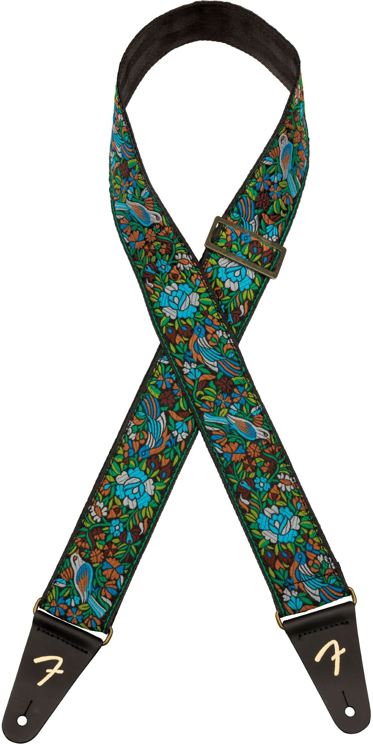 Fender Sangle Jacquard Mosaique Vert - Gitarrengurt - Main picture