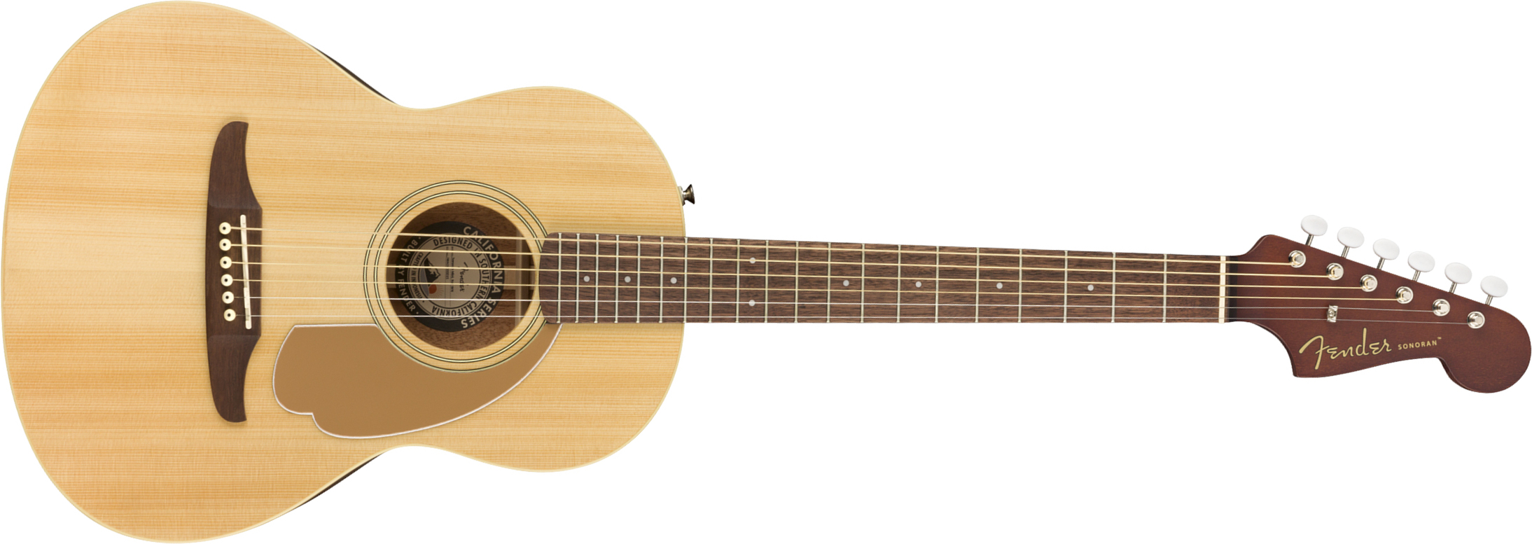 Fender Sonoran Mini Epicea Sapele Wal - Natural Satin - Western-Reisegitarre - Main picture