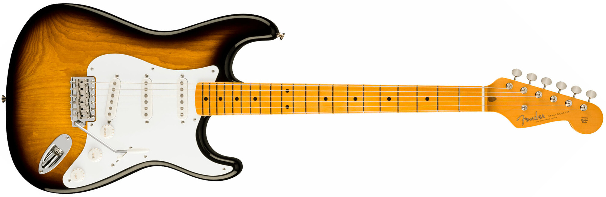 Fender Strat 1954 70th Anniversary American Vintage Ii Ltd Usa 3s Trem Mn - 2-color Sunburst - E-Gitarre in Str-Form - Main picture