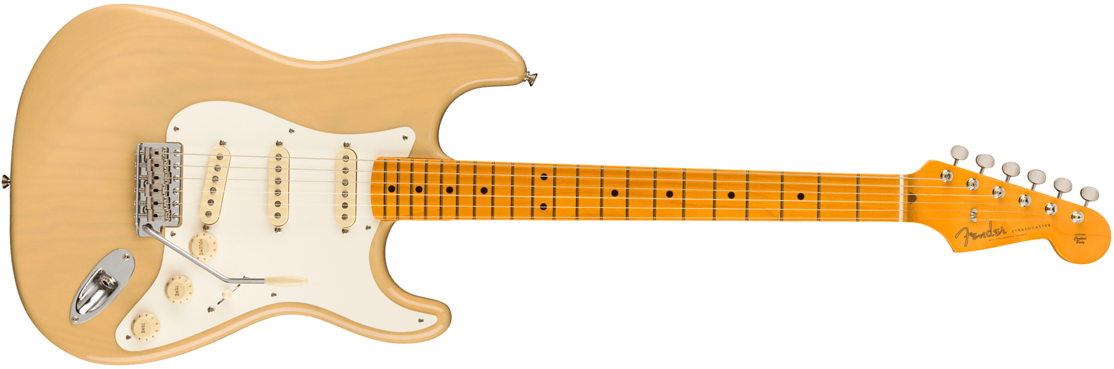 Fender Strat 1957 American Vintage Ii Usa 3s Trem Mn - Vintage Blonde - E-Gitarre in Str-Form - Main picture