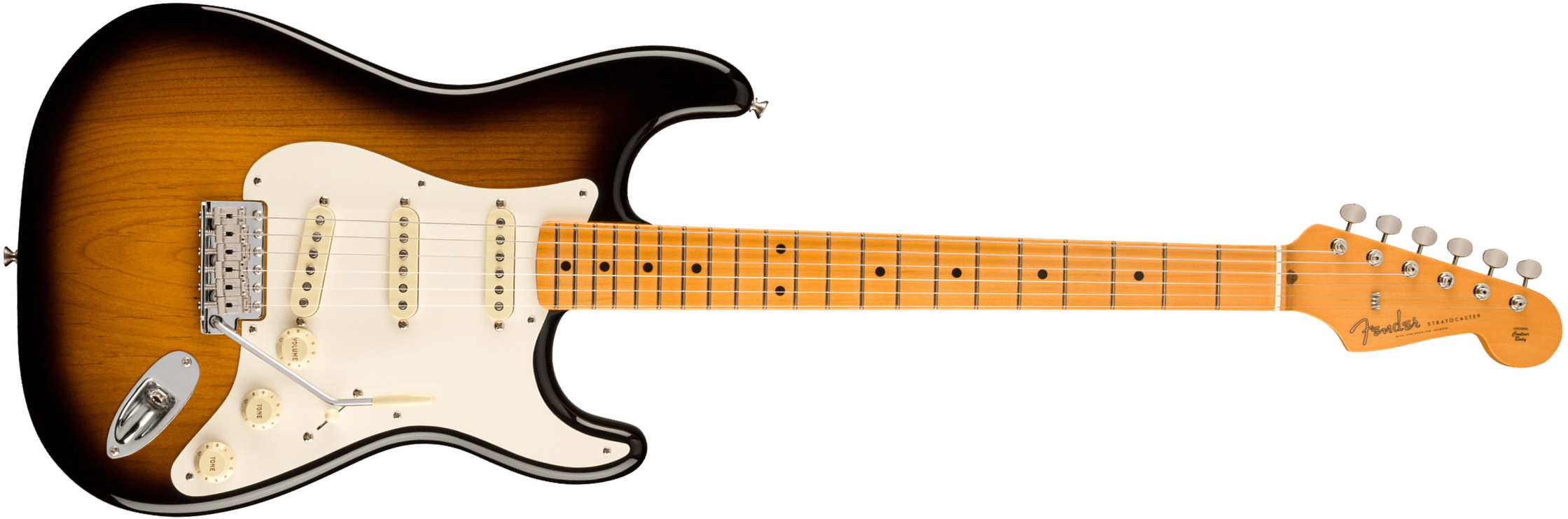 Fender Strat 1957 American Vintage Ii Usa 3s Trem Mn - 2-color Sunburst - E-Gitarre in Str-Form - Main picture