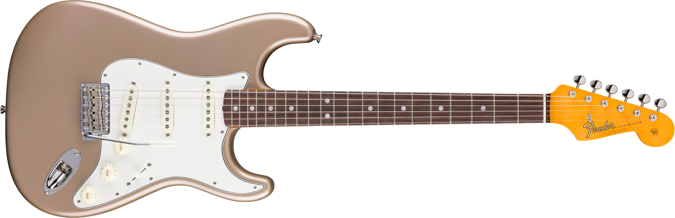 Fender Strat 1965 American Vintage Ii Usa 3s Trem Rw - Shoreline Gold - E-Gitarre in Str-Form - Main picture