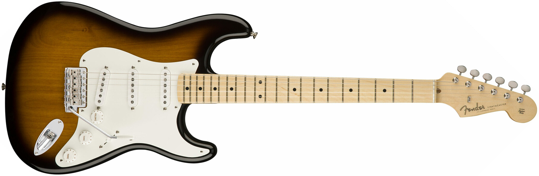 Fender Strat '50s American Original Usa Sss Mn - 2-color Sunburst - E-Gitarre in Str-Form - Main picture