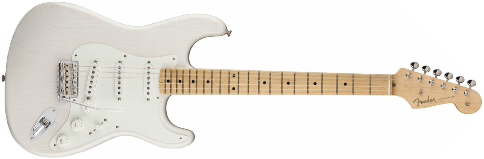 Fender Strat '50s American Original Usa Sss Mn - White Blonde - E-Gitarre in Str-Form - Main picture