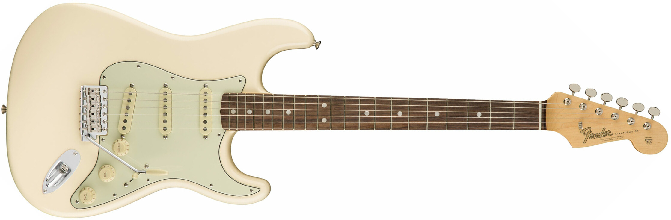 Fender Strat '60s American Original Usa Sss Rw - Olympic White - E-Gitarre in Str-Form - Main picture