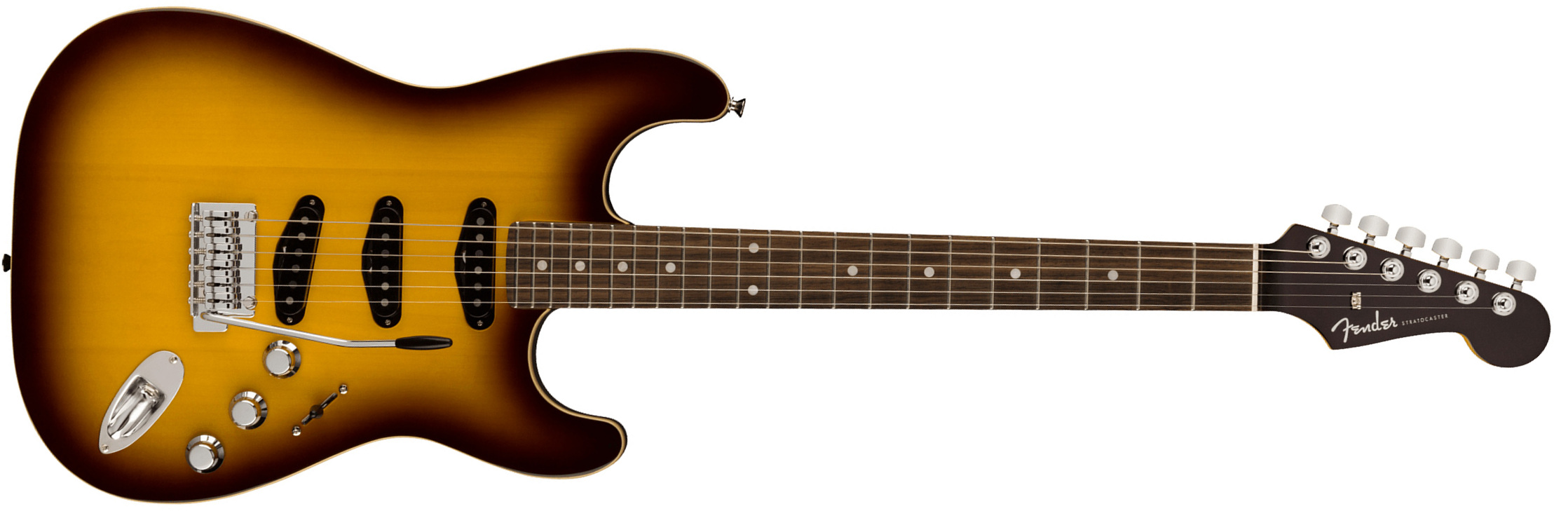 Fender Strat Aerodyne Special Jap 3s Trem Rw - Chocolate Burst - E-Gitarre in Str-Form - Main picture