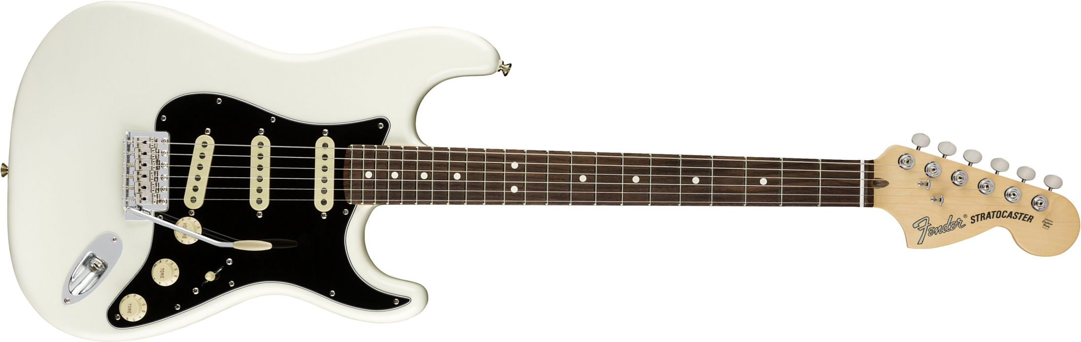 Fender Strat American Performer Usa Sss Rw - Arctic White - E-Gitarre in Str-Form - Main picture
