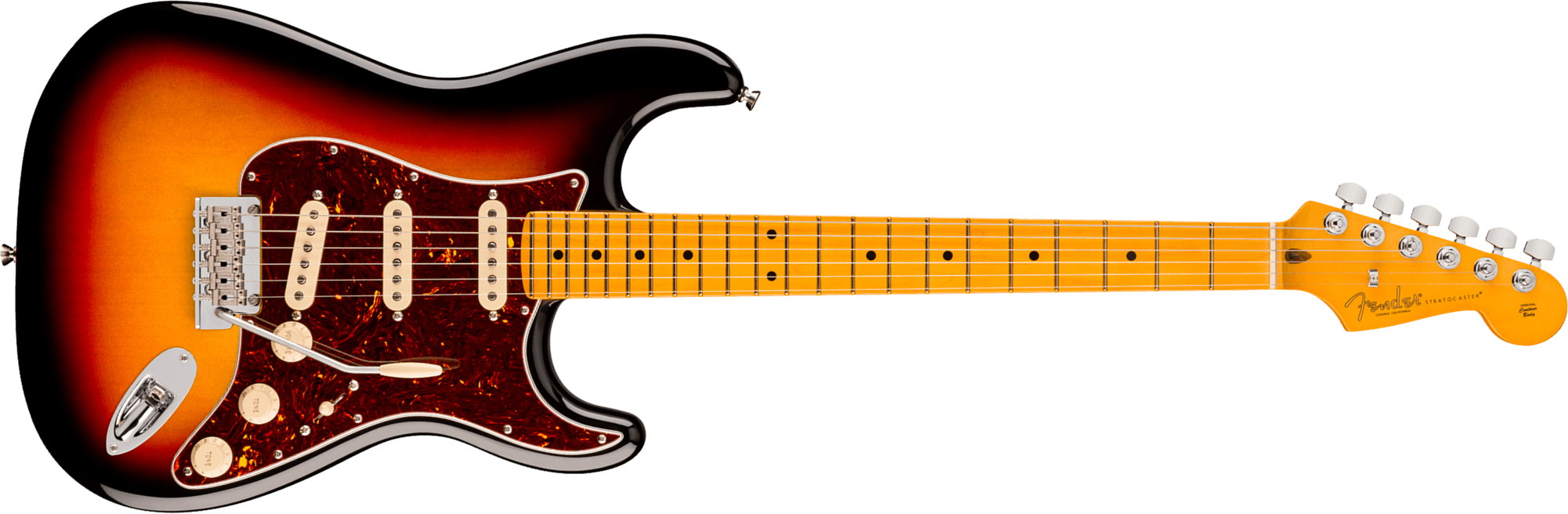 Fender Strat American Pro. Usa  3s Trem Mn - 3-color Sunburst - E-Gitarre in Str-Form - Main picture