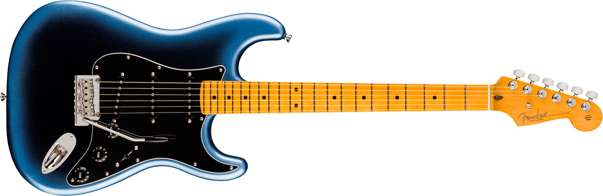 Fender Strat American Pro. Usa  3s Trem Mn - Dark Night - E-Gitarre in Str-Form - Main picture