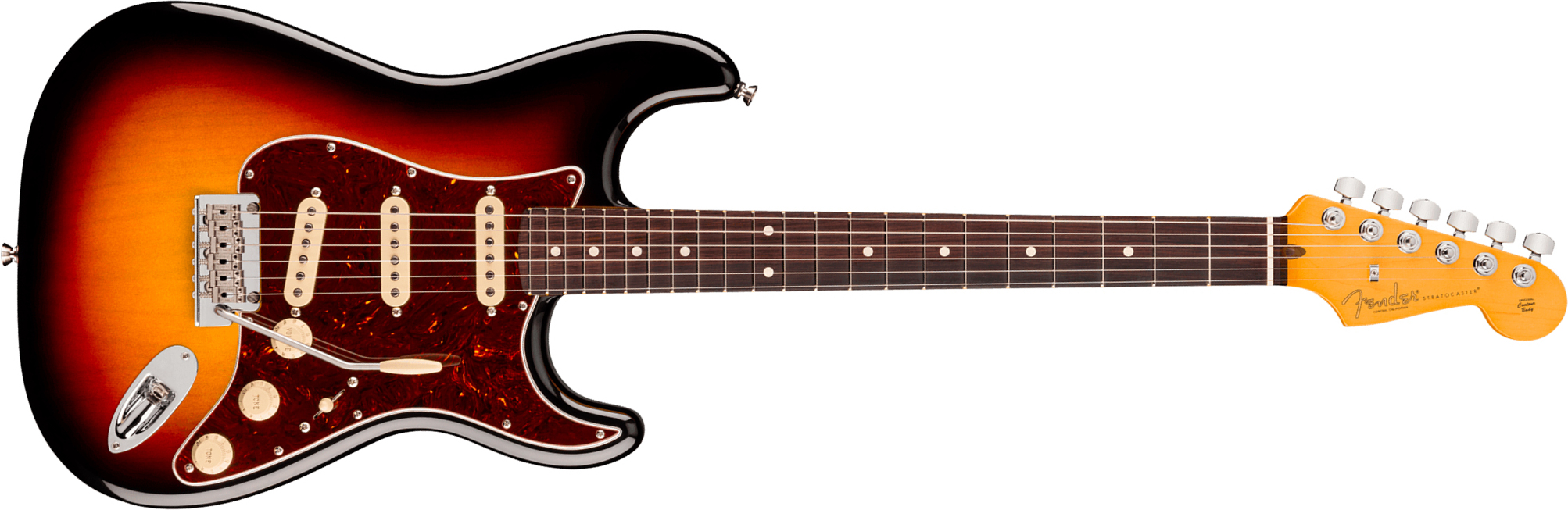 Fender Strat American Pro. Usa  3s Trem Rw - 3-color Sunburst - E-Gitarre in Str-Form - Main picture