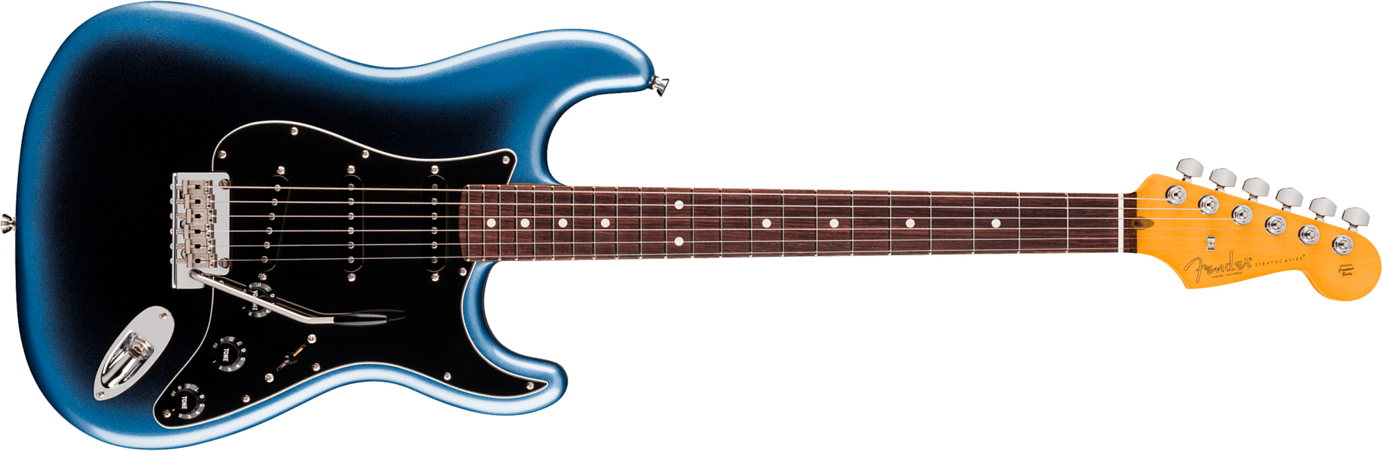 Fender Strat American Pro. Usa  3s Trem Rw - Dark Night - E-Gitarre in Str-Form - Main picture