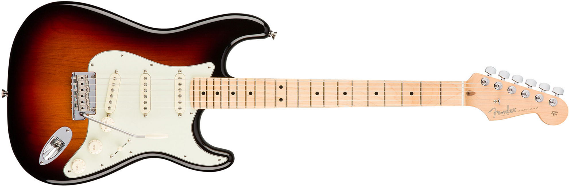 Fender Strat American Professional 2017 3s Usa Mn - 3-color Sunburst - E-Gitarre in Str-Form - Main picture