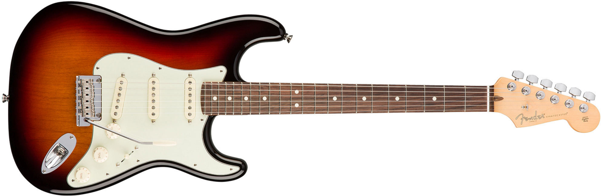 Fender Strat American Professional 2017 3s Usa Rw - 3-color Sunburst - E-Gitarre in Str-Form - Main picture