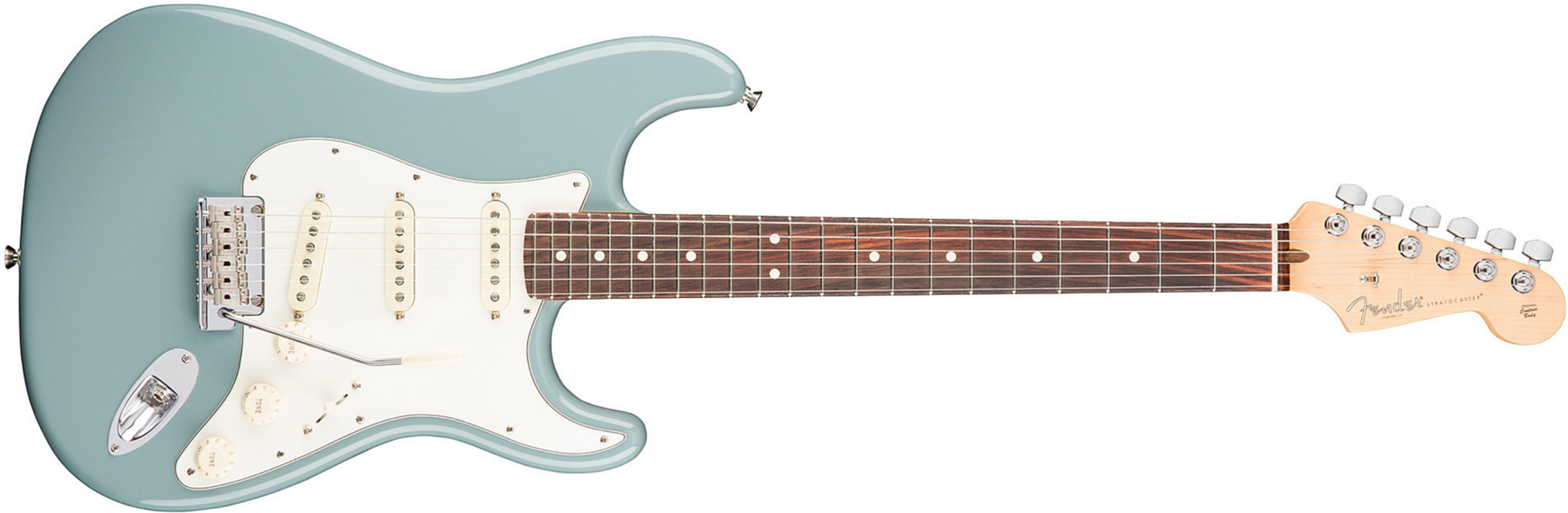 Fender Strat American Professional 2017 3s Usa Rw - Sonic Grey - E-Gitarre in Str-Form - Main picture