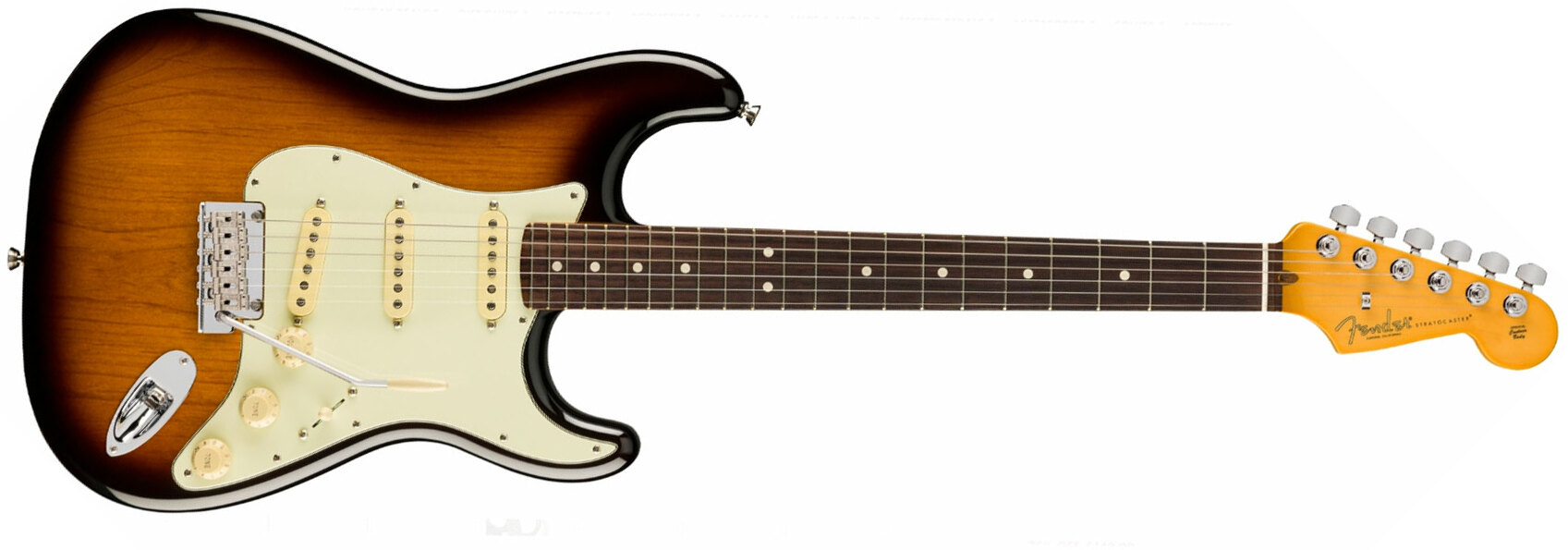 Fender Strat American Professional Ii 70th Anniversary Usa 3s Trem Rw - 2-color Sunburst - E-Gitarre in Str-Form - Main picture