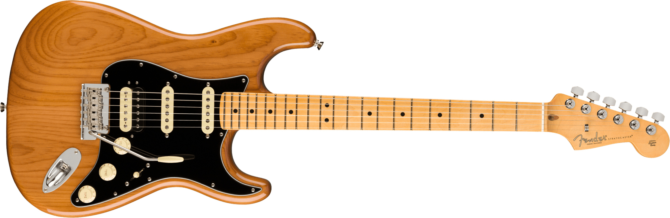 Fender Strat American Professional Ii Hss Usa Mn - Roasted Pine - E-Gitarre in Str-Form - Main picture