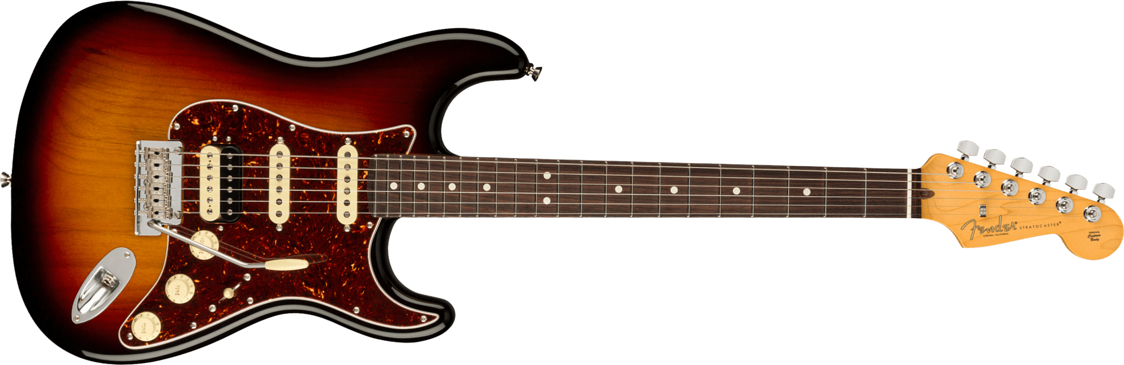 Fender Strat American Professional Ii Hss Usa Rw - 3-color Sunburst - E-Gitarre in Str-Form - Main picture