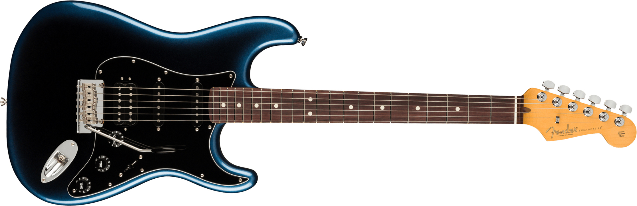 Fender Strat American Professional Ii Hss Usa Rw - Dark Night - E-Gitarre in Str-Form - Main picture