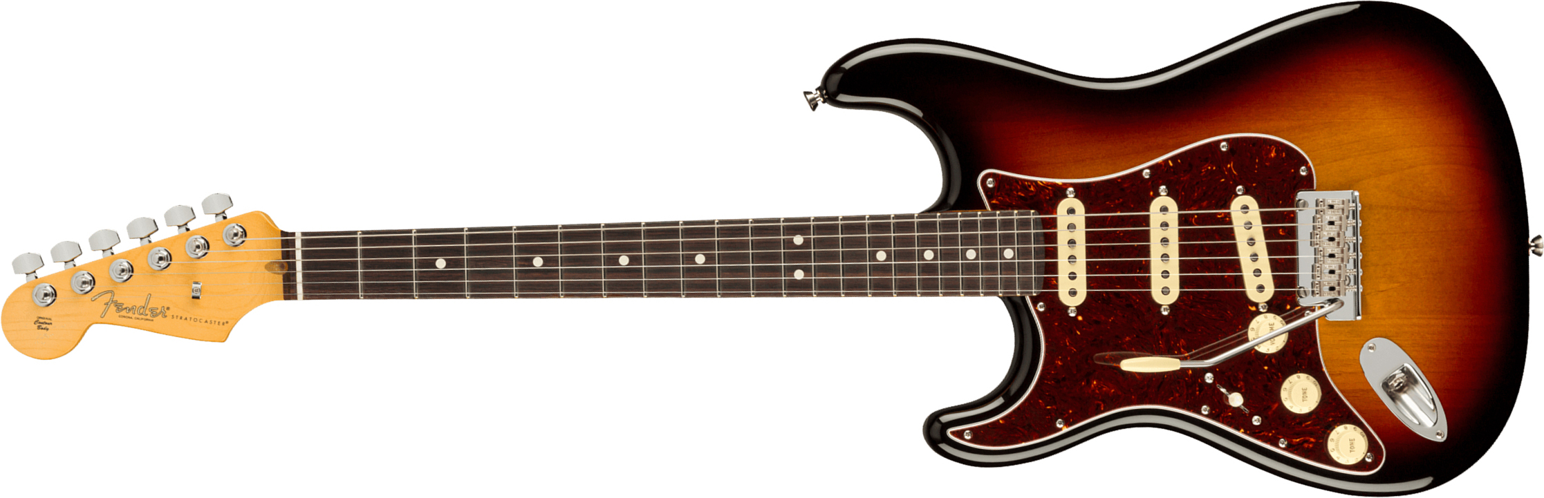 Fender Strat American Professional Ii Lh Gaucher Usa Rw - 3-color Sunburst - E-Gitarre für Linkshänder - Main picture