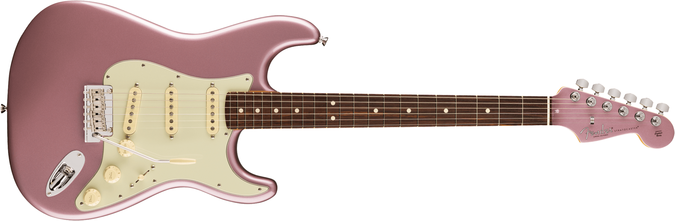 Fender Strat American Professional Ii Ltd Usa 3s Trem Rw - Burgundy Mist Metallic - E-Gitarre in Str-Form - Main picture