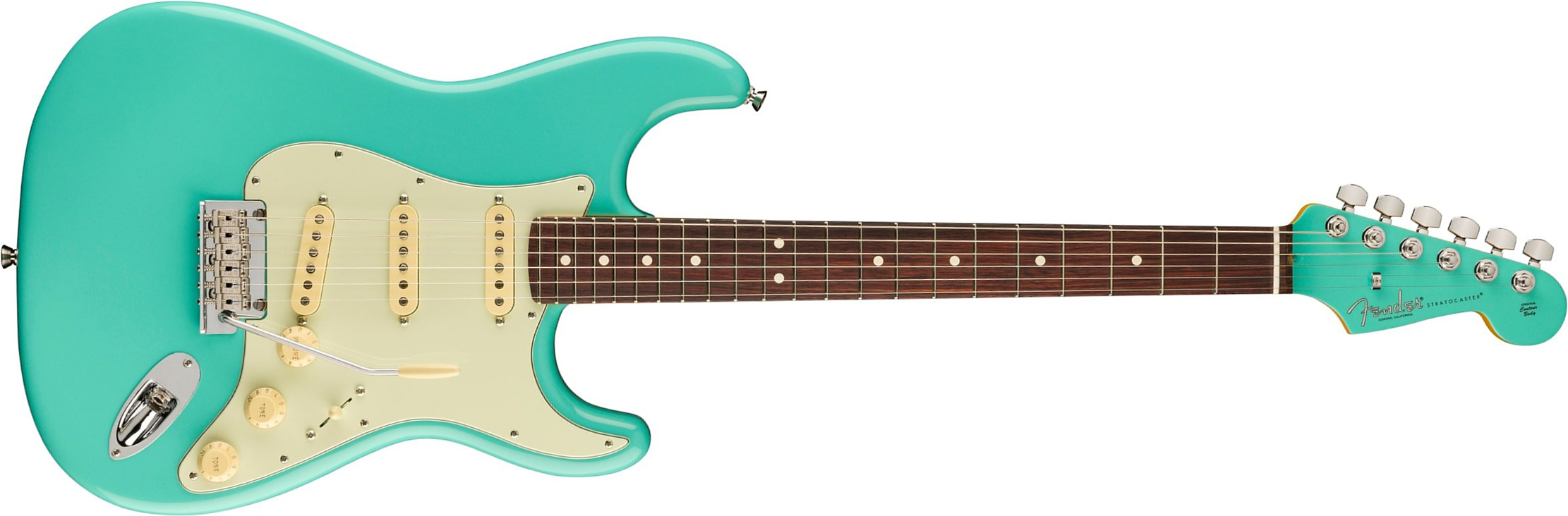 Fender Strat American Professional Ii Ltd Usa 3s Trem Rw - Sea Foam Green - E-Gitarre in Str-Form - Main picture