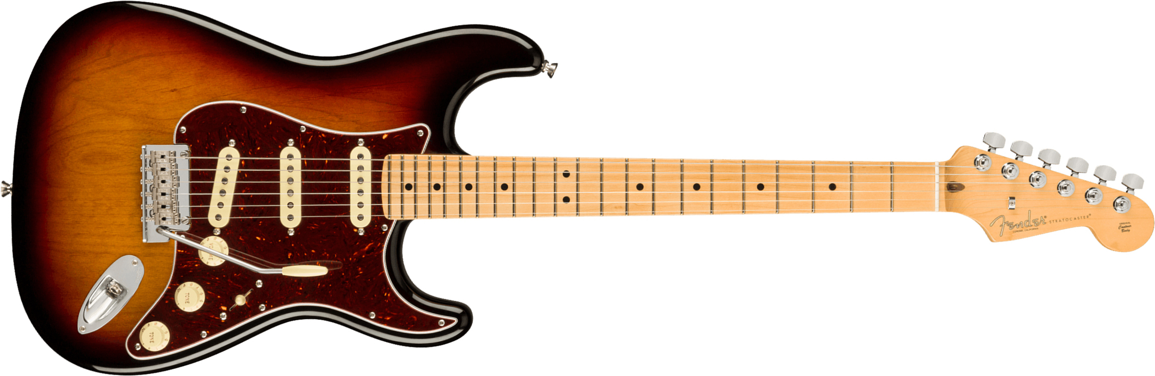 Fender Strat American Professional Ii Usa Mn - 3-color Sunburst - E-Gitarre in Str-Form - Main picture