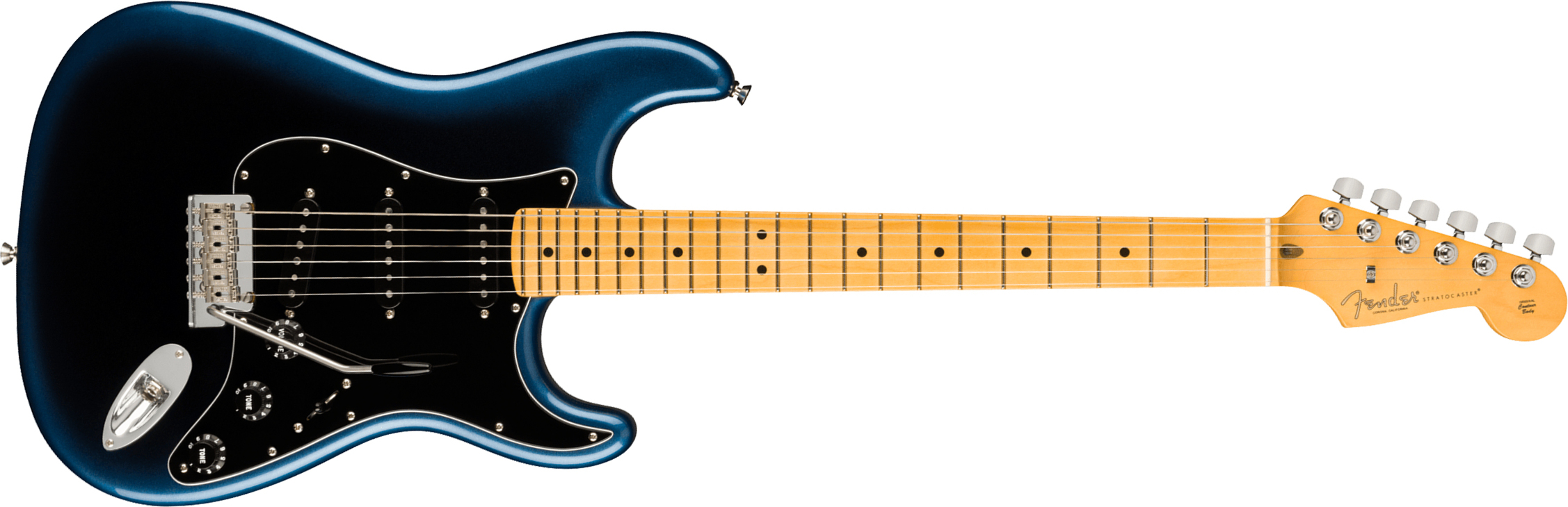 Fender Strat American Professional Ii Usa Mn - Dark Night - E-Gitarre in Str-Form - Main picture