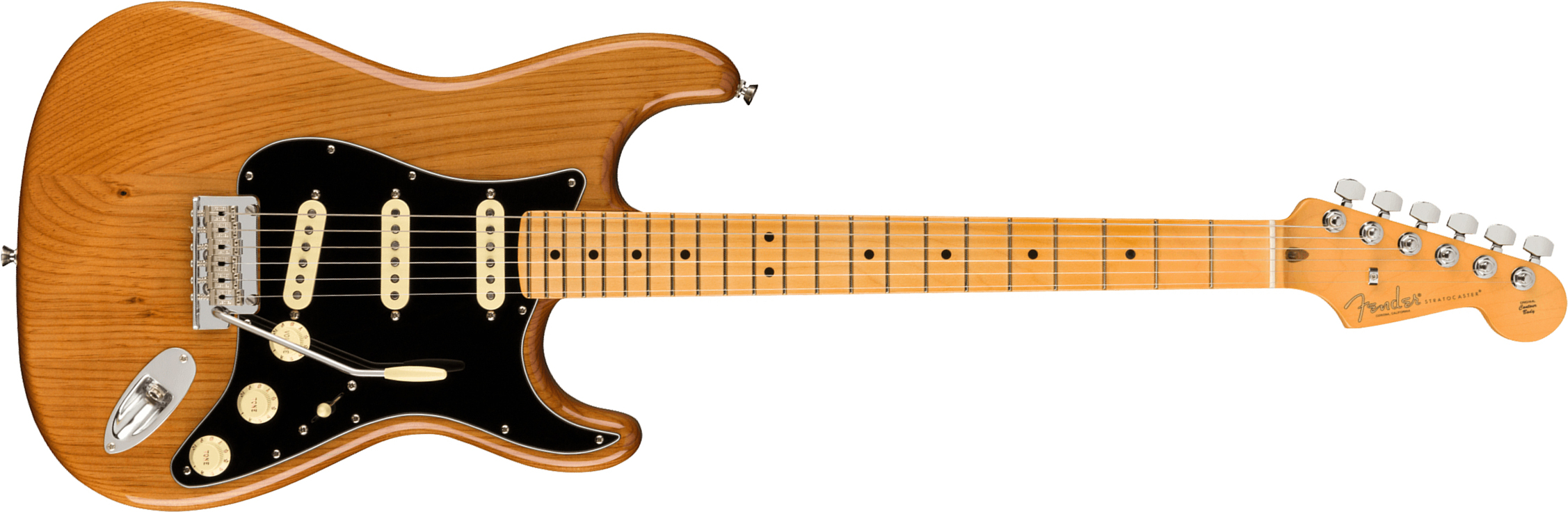 Fender Strat American Professional Ii Usa Mn - Roasted Pine - E-Gitarre in Str-Form - Main picture