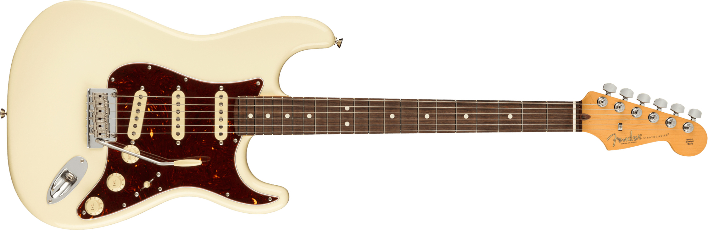 Fender Strat American Professional Ii Usa Rw - Olympic White - E-Gitarre in Str-Form - Main picture
